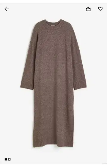 H&M 롱 니트 원피스 S 사이즈