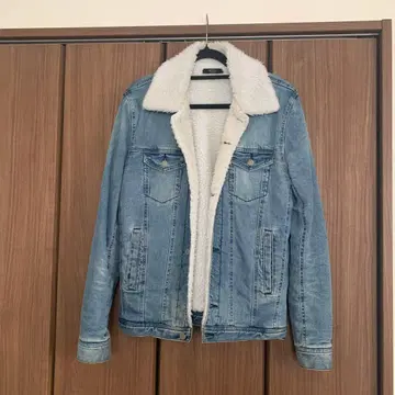 AZUL by moussy 데님 자켓 보아 옷깃