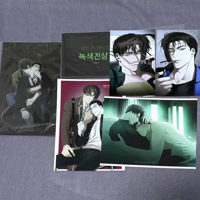 녹색전상 녹전 프박 백허그 아크릴스탠드 엽서세트 일괄 원가양도