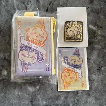 토끼 파우치 스티커 배지 치이카와 (먼작귀)