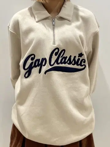 GAP 하프 지퍼 풀오버