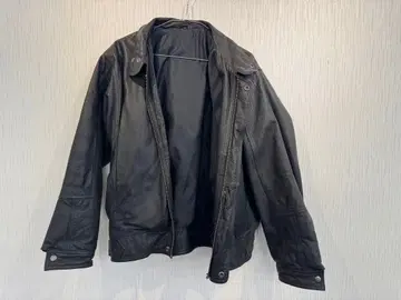 블랙 가죽 자켓