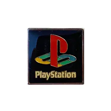 귀중 초기 빈티지 플레이스테이션 핀 배지 SONY