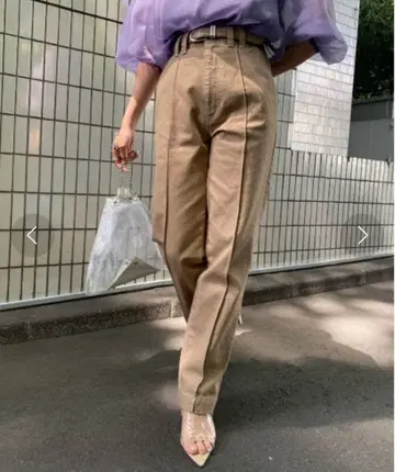 아메리 CENTER PRESS STRAIGHT DENIM 25인치