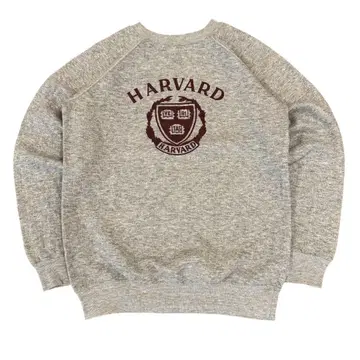 80s 챔피온 HARVARD 물빠짐 프린트 헤더 스웨트
