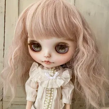 브라이스 아이시 인형 가발 밤톨 머리 스킨 세트