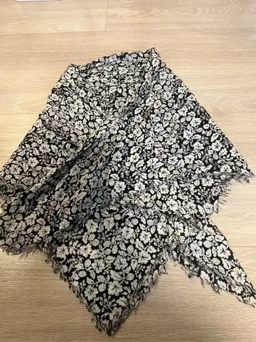 올드맨즈테일러 HAND PRINT GAUZE SHAWL