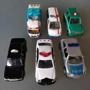 토미카 siku 미니카 6대 세트 택시, 경찰 차량 등