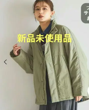 스탠드 카라 미들 코트 카키 78 free studio CLIP