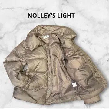 새상품급 노리즈 다운 자켓 숏 베이지 옷깃