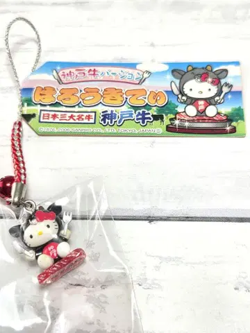 지역 한정 키티 스트랩 효고 고베규 키티