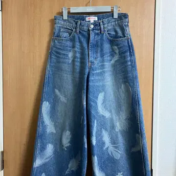 MASU BOYS FEATHER BAGGY JEANS INDIGO 44