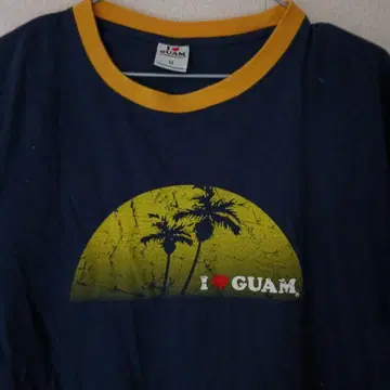 I GUAM T셔츠 M 네이비