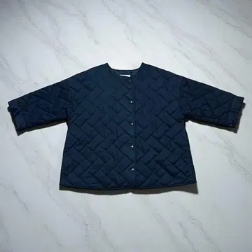 FREAK'S STORE 퀼팅 자켓 노카라 경량 F 사이즈 블랙