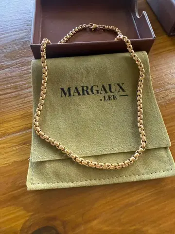 MARGAUX LEE 골드 체인 목걸이