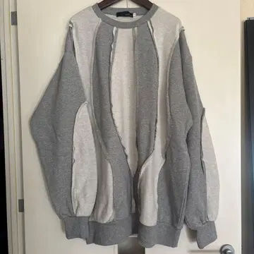 nunuforme 그레이 패널 디자인 맨투맨