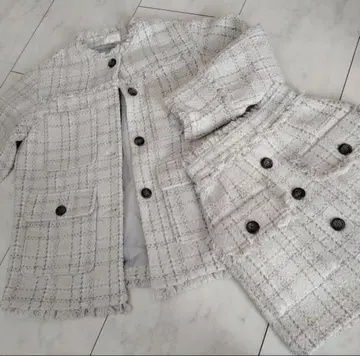 rienda 리엔다 트위드 스커트 자켓 셋업