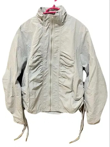 Binary01 라이트 그레이 변형 루즈핏 자켓