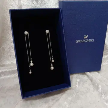 컨디션 최상 스와로브스키 CANOPY 롱 체인 귀걸이