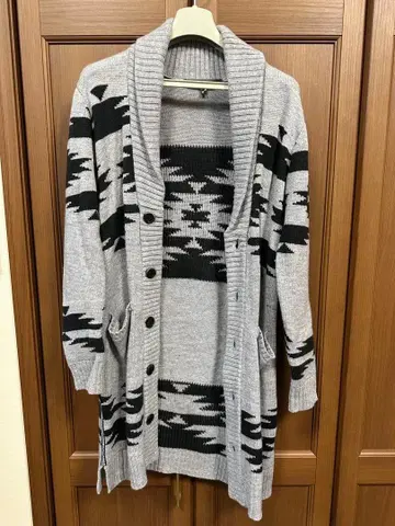 COOK JEANS 니트 롱 가디건