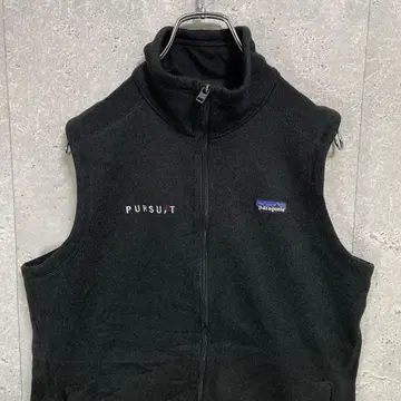파타고니아 베터 스웨터 베스트 기업 로고 자수 블랙 구제 의류 L