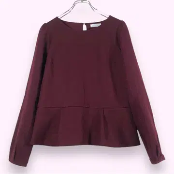 index 긴팔 튜닉 와인 레드 [ M ]