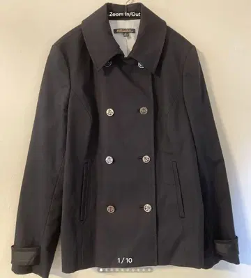 브룩스브라더스 사이즈 8 피 코트 더블 브레스트