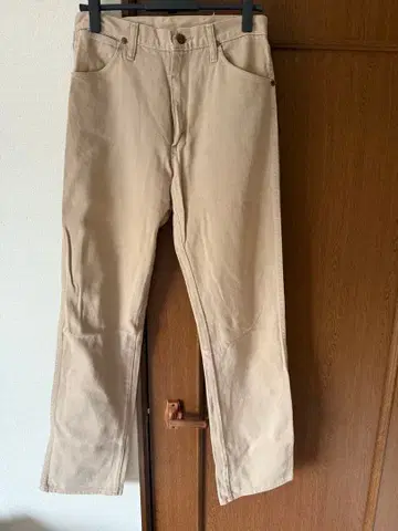 Wrangler 베이지 스트레이트 팬츠 w30 l36