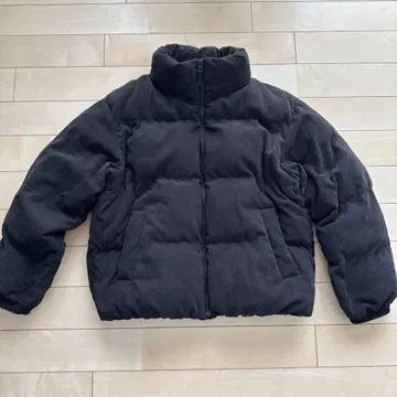 GU 히트 패디드 코듀로이 블루종 짧은 기장 Y2K UNIQLO 블랙 M