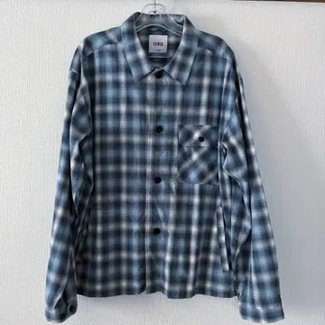 EDWIN 에드윈 체크 셔츠 플란넬 셔츠