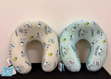 SNOOPY 스누피 대나무 넥 필로우 2색 세트