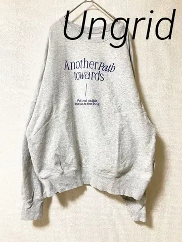 [ 인기! 선착순 ] Ungrid WEB 한정판 자수 로고 루즈 맨투맨