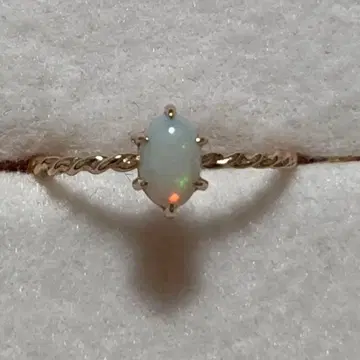 ete K10 오팔 반지 트위스트