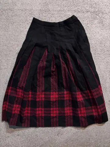 Checkered pleated skirt y2k grunge