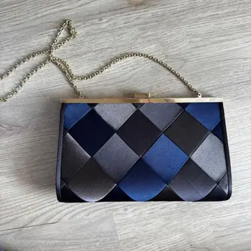 aimer 블록 메쉬 클러치 파티 백