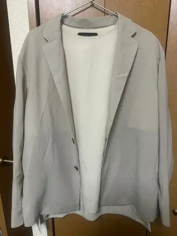 그레이 테일러드 자켓 경량 소재