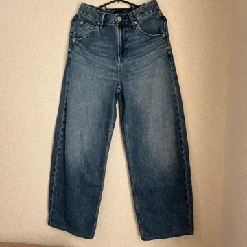 UNIQLO 배기 커브 진스 기장 짧음 보정 완료 68cm