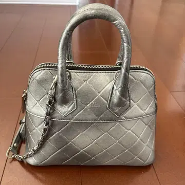 MUL 실버 퀼팅 백 S 사이즈