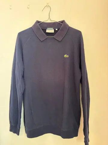 Lacoste 긴팔 피케 셔츠 네이비