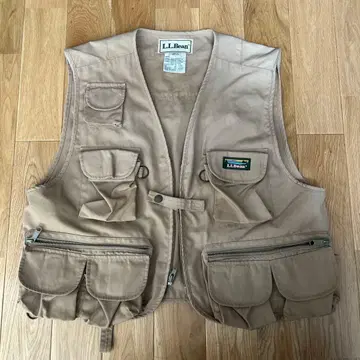 L.L.Bean 낚시용 조끼 베이지 L 사이즈