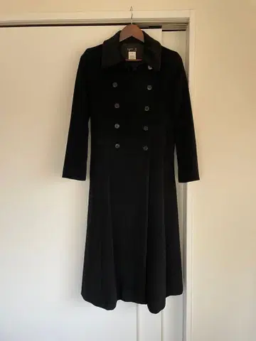 아네스 베 블랙 롱 코트