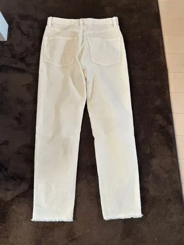 JOHNBULL 프린지 밑단 코듀로이 팬츠