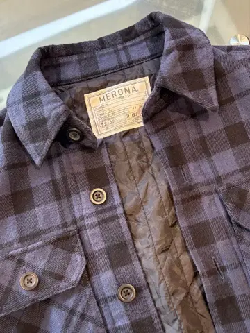 MERONA 체크 무늬 플란넬 자켓