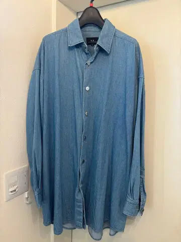 MB 하이엔드 데님 셔츠 코트 블리치 M 블루