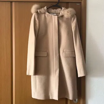 anySiS 오크울 베이지 롱 코트 코트