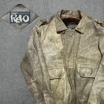 가죽 플라이트 자켓 A-2 타입 짧은 기장