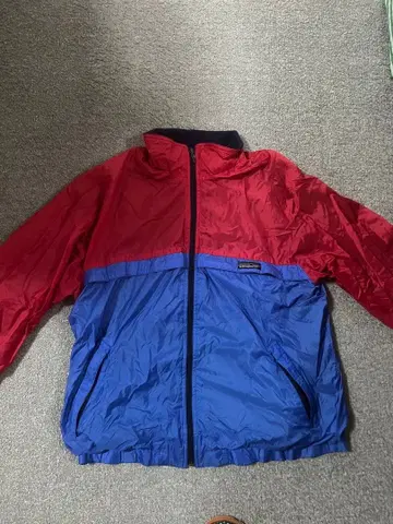 80s~ 파타고니아 투톤 나일론 자켓 홍콩제