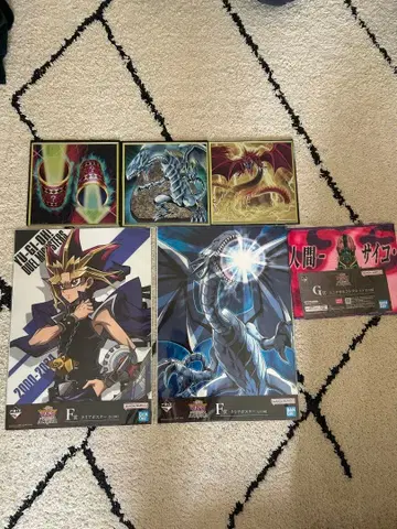 유희왕 애니메이션 포스터식 미니 타월 세트