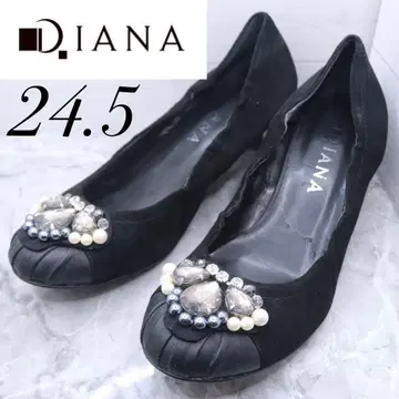 [ 39 ] DIANA 다이애나 스웨이드 펌프스 비쥬 블랙 24.5