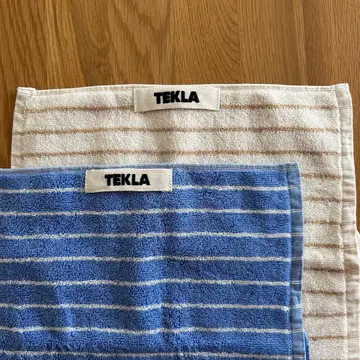 TEKLA 스트라이프 타월 2장 세트